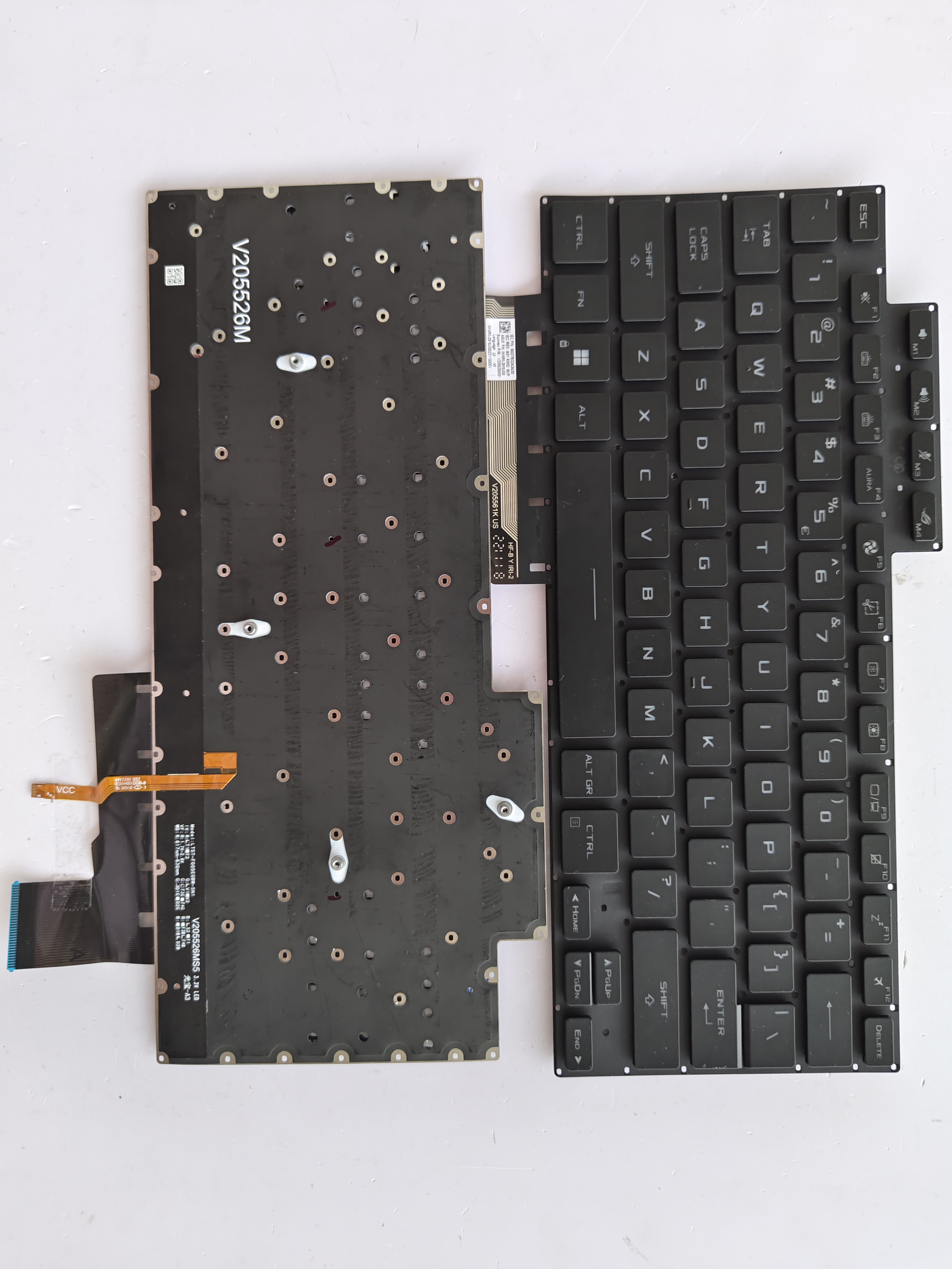 Picture of New Replacement Laptop Keyboard For ASUS GU604 colorful backlight BLACK Backlit US Layout